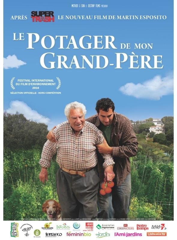 affiche le potager de mon grand père