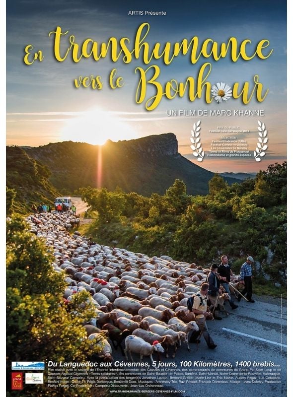 affiche en transhumance vers le bonheur