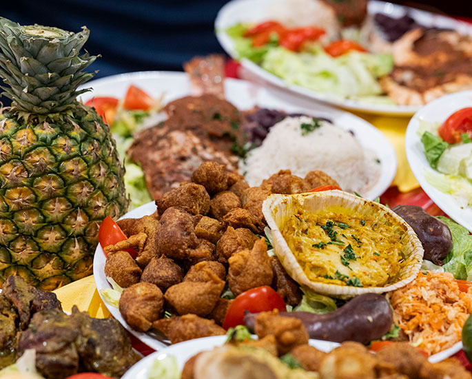Présentation des plats des restaurants du monde