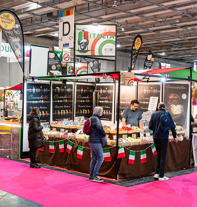 Italian food stall