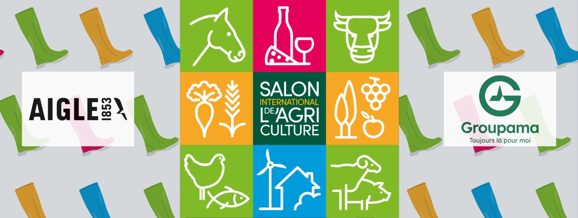 Groupama et Aigle au Salon International de l'Agriculture