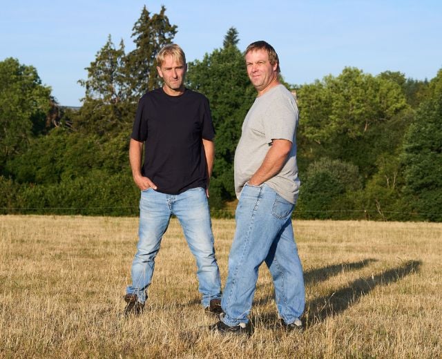 photo de Nicolas et Samuel Verdier, éleveurs